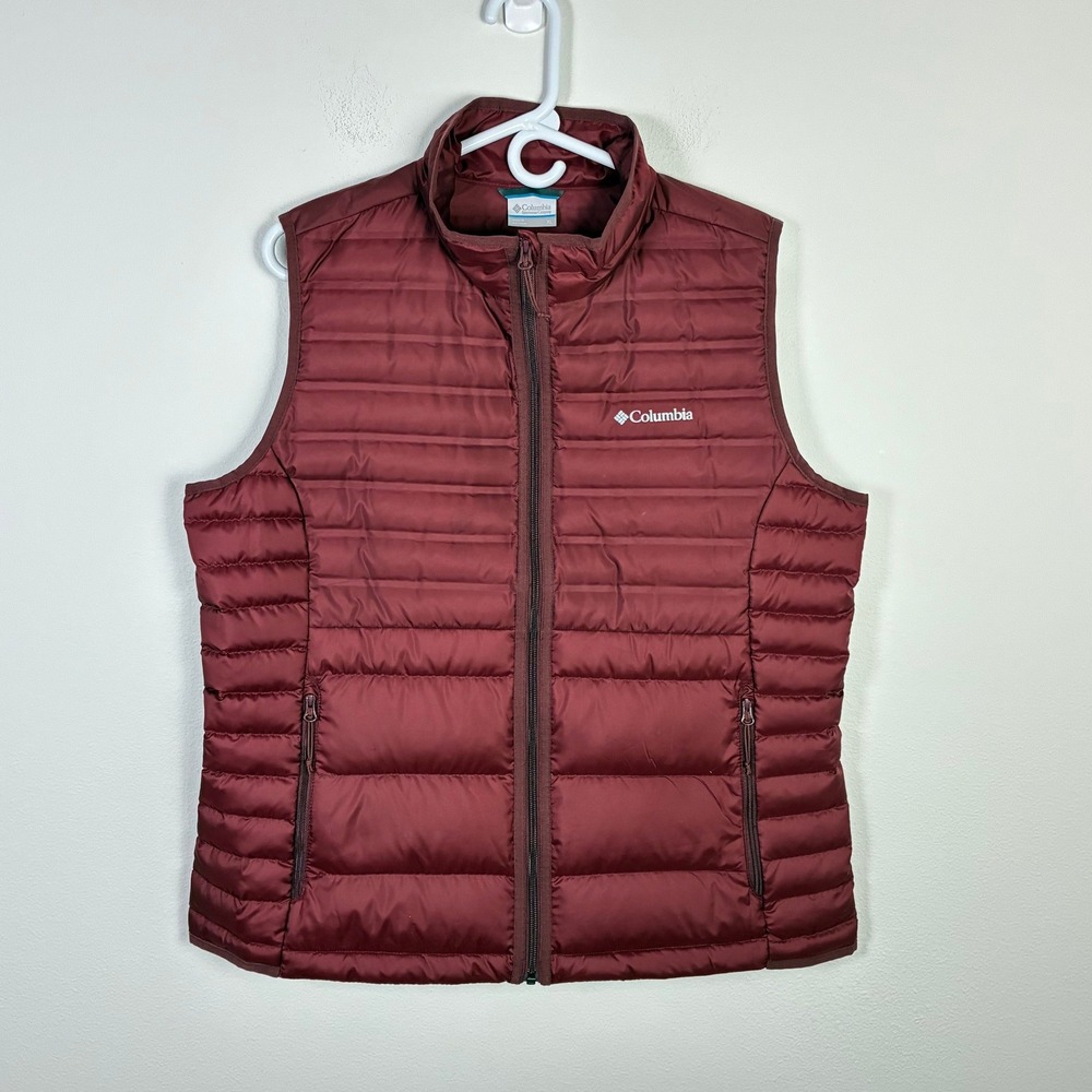Columbia McKay‎ Lake Down Puffer Vest Women's XL Gorpcore Outdoors 650 Fill